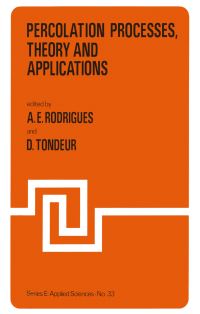 Book Cover for Percolation Processes: by AE Rodrigues, Daniel Tondeur