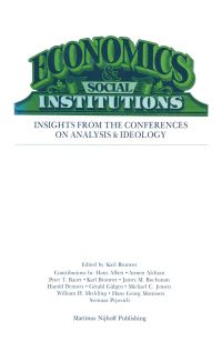Book Cover for Economics Social Institutions by K Brunner