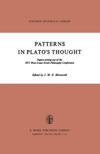 Book Cover for Patterns in Plato's Thought by JME Moravcsik