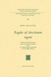 Book Cover for Regulæ Ad Directionem IngenII by René Descartes