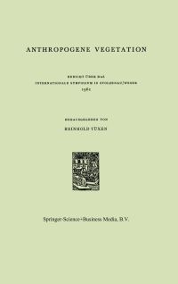 Book Cover for Anthropogene Vegetation by R Tüxen