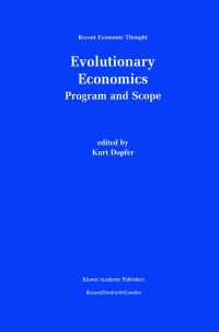 Book Cover for Evolutionary Economics by Kurt Dopfer