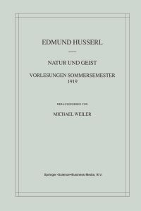Book Cover for Natur Und Geist by Edmund Husserl, Michael Weiler