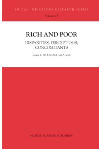 Book Cover for Rich and Poor by Wolfgang Glatzer