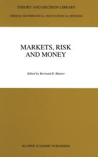 Book Cover for Markets, Risk and Money by Bertrand Munier