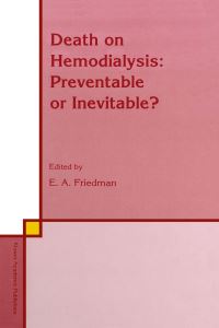 Book Cover for Death on Hemodialysis by EA Friedman