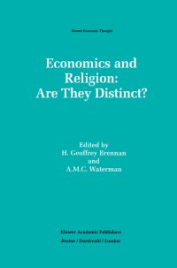Book Cover for Economics And Religion by H Geoffrey Brennan, AMC Waterman