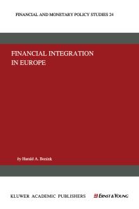 Book Cover for Financial Integration in Europe by Harald A Benink