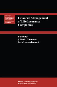 Book Cover for Financial Management of Life Insurance Companies by J David Cummins, Joan LammTennant