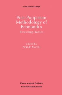 Book Cover for Post-Popperian Methodology of Economics by Neil de Marchi