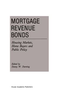Book Cover for Mortgage Revenue Bonds by D Durning