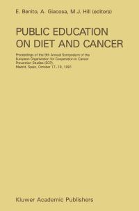 Book Cover for Public Education on Diet and Cancer by E Benito, A Giacosa, MJ Hill