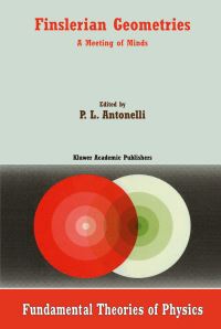 Book Cover for Finslerian Geometries by PL Antonelli