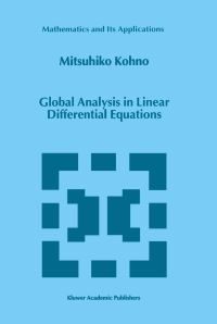 Book Cover for Global Analysis in Linear Differential Equations by M Kohno