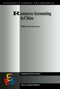 Book Cover for Resources Accounting in China by Alessandro Lanza
