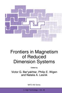 Book Cover for Frontiers in Magnetism of Reduced Dimension Systems by Victor G Baryakhtar, Natalia A Lesnik, PE Wigen