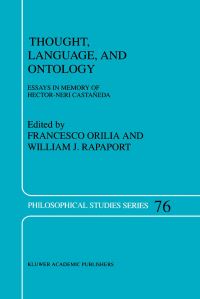 Book Cover for Thought, Language, and Ontology by Francesco Orilia, WJ Rapaport