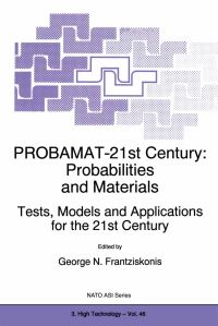 Book Cover for PROBAMAT-21St Century: Probabilities and Materials by GN Frantziskonis