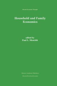 Book Cover for Household and Family Economics by Paul L Menchik