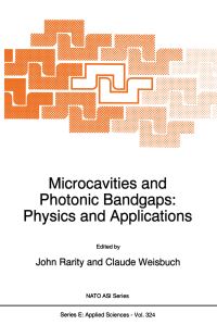 Book Cover for Microcavities and Photonic Bandgaps by JG Rarity, Claude Weisbuch