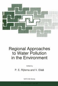 Book Cover for Regional Approaches to Water Pollution in the Environment by PE Rijtema, V Eliás