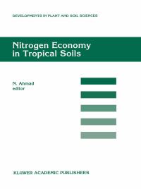 Book Cover for Nitrogen Economy in Tropical Soils by N Ahmad