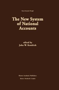 Book Cover for The New System of National Accounts by John W Kendrick