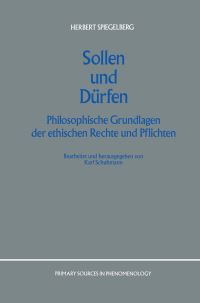 Book Cover for Sollen Und Dürfen by E Spiegelberg