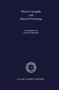 Book Cover for Husserl-Ausgabe Und Husserl-Forschung by JC IJsseling