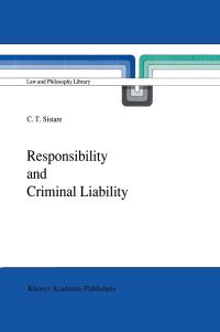 Book Cover for Responsibility and Criminal Liability by CT Sistare
