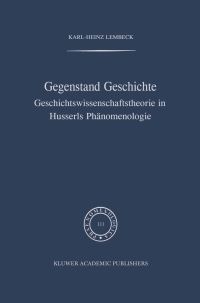 Book Cover for Gegenstand Geschichte by KH Lembeck
