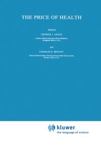 Book Cover for The Price of Health by GJ Agich, CE Begley