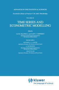 Book Cover for Time Series and Econometric Modelling by IB MacNeill, G Umphrey
