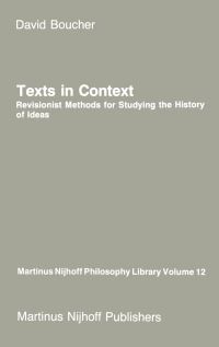 Book Cover for Texts in Context by David Boucher