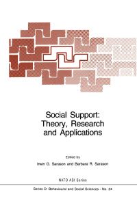 Book Cover for Social Support by IG Sarason