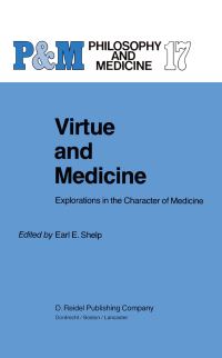 Book Cover for Virtue and Medicine by EE Shelp