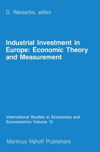 Book Cover for Industrial Investment in Europe by D Weiserbs