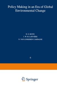 Book Cover for Policy Making in an Era of Global Environmental Change by R E Munn