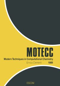 Book Cover for Modern Techniques in Computational Chemistry by E Clementi