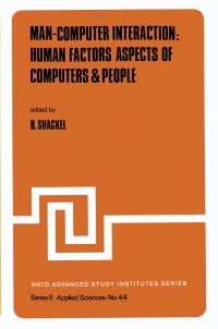 Book Cover for Man-Computer Interaction by B Shackel
