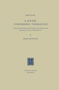 Book Cover for A Letter Concerning Toleration by John Locke