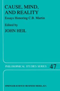 Book Cover for Cause, Mind, and Reality by J Heil