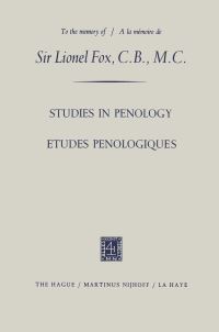 Book Cover for Etudes Penologiques Studies in Penology Dedicated to the Memory of Sir Lionel Fox, C.B., M.C. / Etudes Penologiques Dédiées À La Mémoire De Sir Lionel Fox, C.B., M.C by Manuel LopezRey
