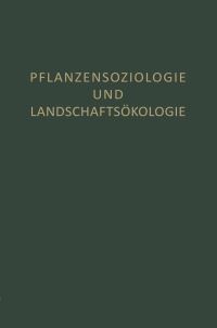 Book Cover for Pflanzensoziologie Und Landschaftsökologie by R Tüxen