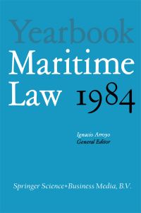Book Cover for Yearbook Maritime Law by Ignacio Arroyo