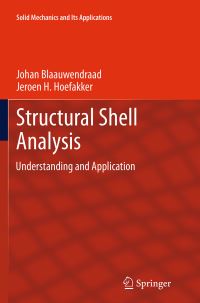 Book Cover for Structural Shell Analysis by Johan Blaauwendraad, Jeroen H Hoefakker