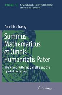 Book Cover for Summus Mathematicus Et Omnis Humanitatis Pater by AnjaSilvia Goeing