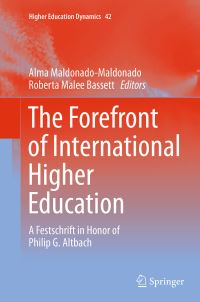 Book Cover for The Forefront of International Higher Education by Alma MaldonadoMaldonado, Roberta Malee Bassett