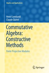 Book Cover for Commutative Algebra by Henri Lombardi, Claude Quitté