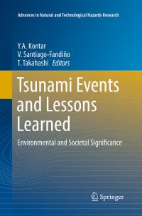 Book Cover for Tsunami Events and Lessons Learned by YA Kontar, V SantiagoFandiño, T Takahashi
